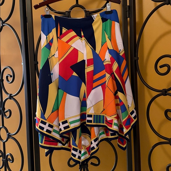 LAUREN RALPH LAUREN Nautical Print Skirt - Picture 6 of 11